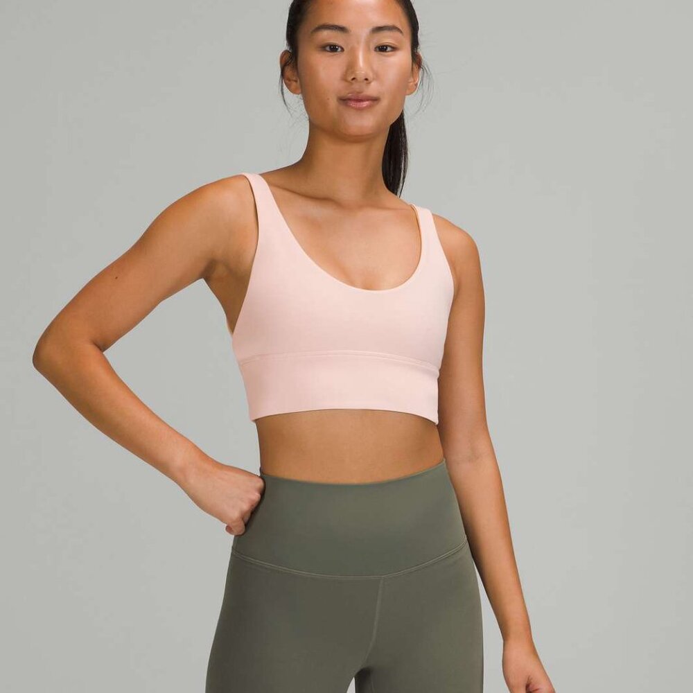 Lululemon Align Reversible Bra *Light Support, A/B Cup Pink Mist / Pecan Tan